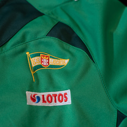 Lechia Gdansk training sweatshirt Saller Ekstraklasa Long sleeve Green Lotos Football L men