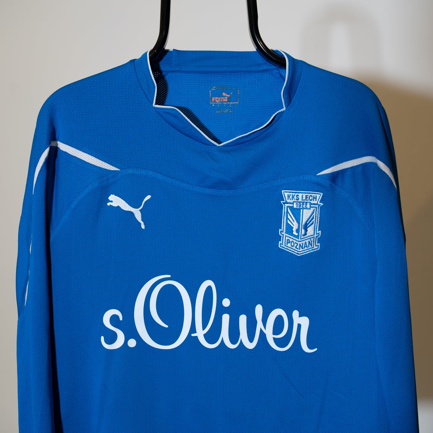 Lech Poznań 2011 2012 Long Sleeve Home #16 Rudnevs Puma football shirt M