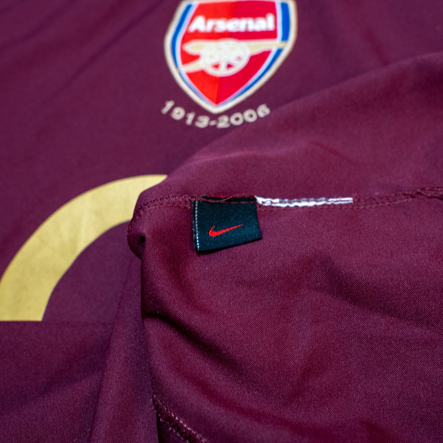 2005 - 2006 Arsenal London home #10 Bergkamp Highbury 1913-2006 2XL