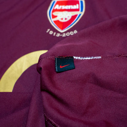 2005 - 2006 Arsenal London home #10 Bergkamp Highbury 1913-2006 2XL