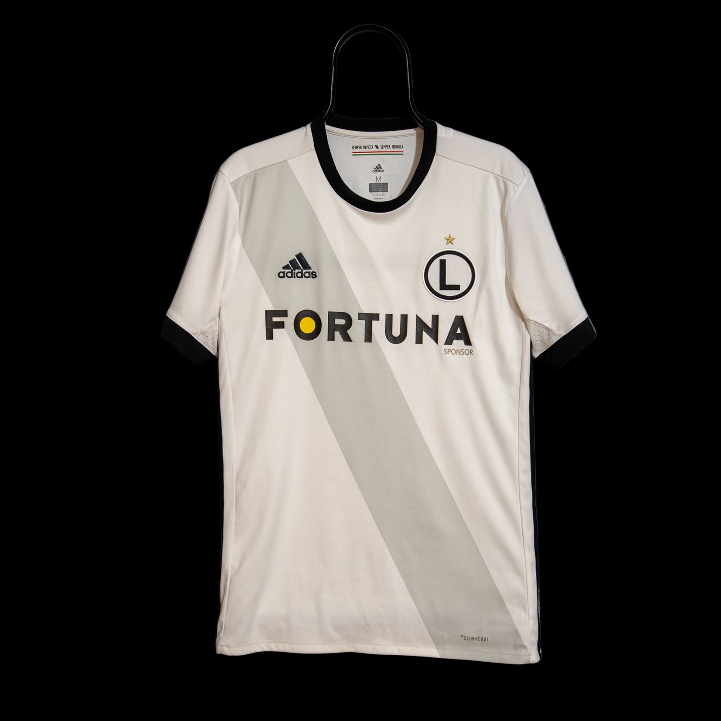 2017-2018 Legia Warsaw #53 Szymański Sebastian Home Adidas Fortuna BP9475