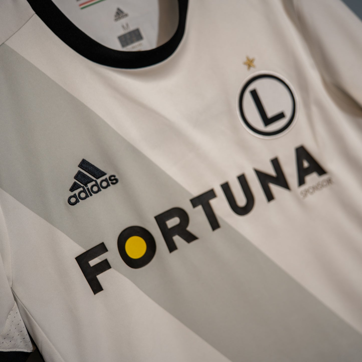 2017-2018 Legia Warsaw #53 Szymański Sebastian Home Adidas Fortuna BP9475