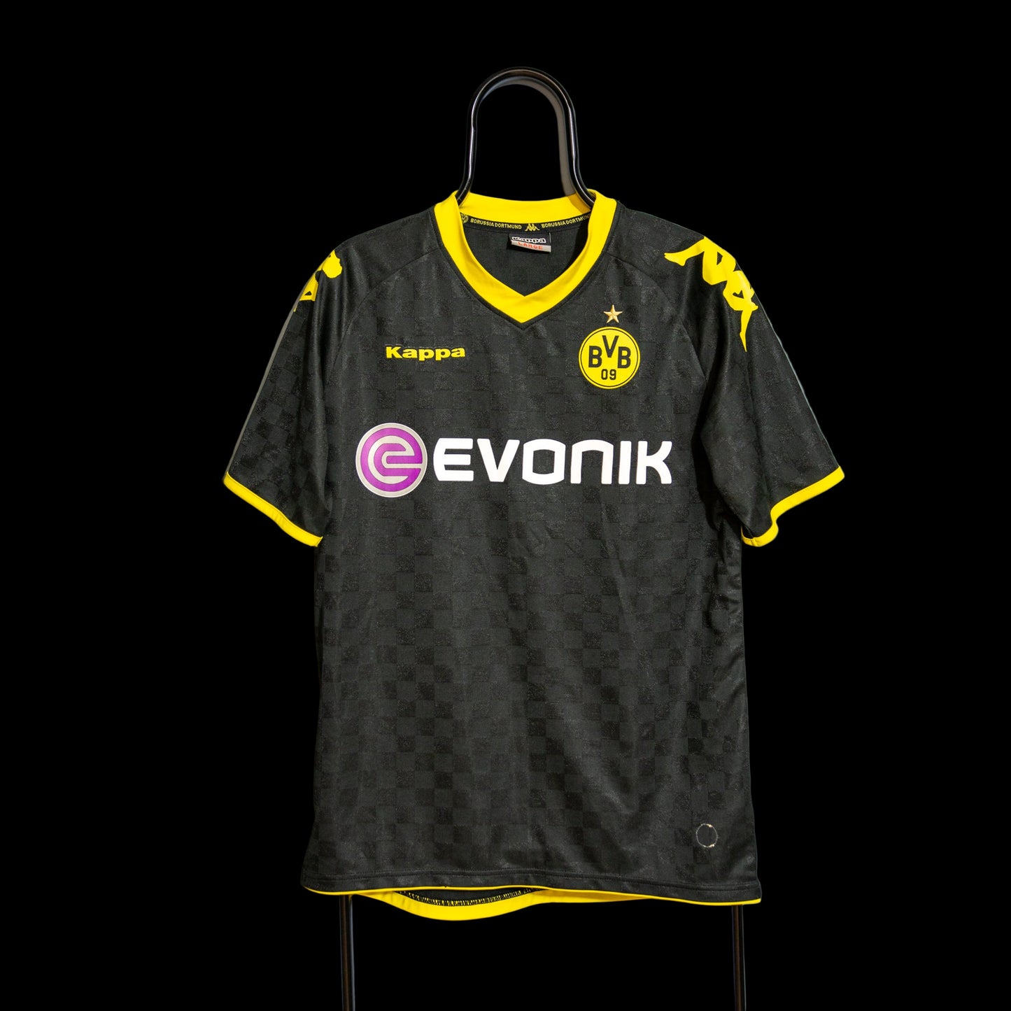 2010 2011 Borussia #7 Lewandowski Away Black Kappa L men