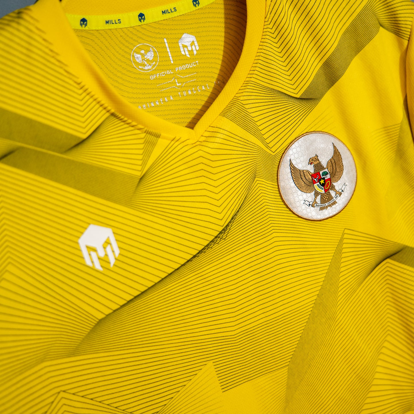 Indonesia 2020+ National Team Yellow Mills Shirt Training L
