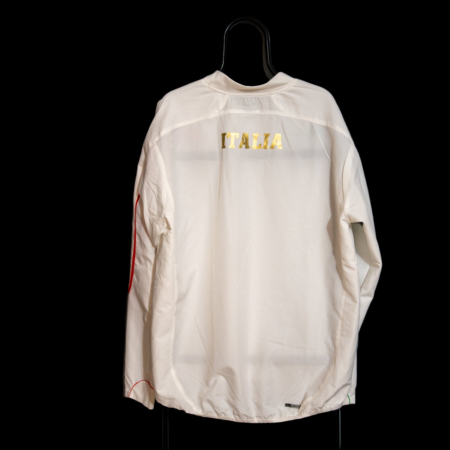 2010-2011 Italy Training National Team Long Sleeve Puma White Jacket Sweatshirt XL