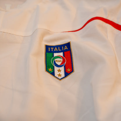 2010-2011 Italy Training National Team Long Sleeve Puma White Jacket Sweatshirt XL