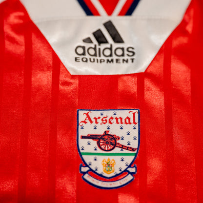 1992-1994 Arsenal London - Home - Vintage - Adidas - Football Shirt - M - 38-40"