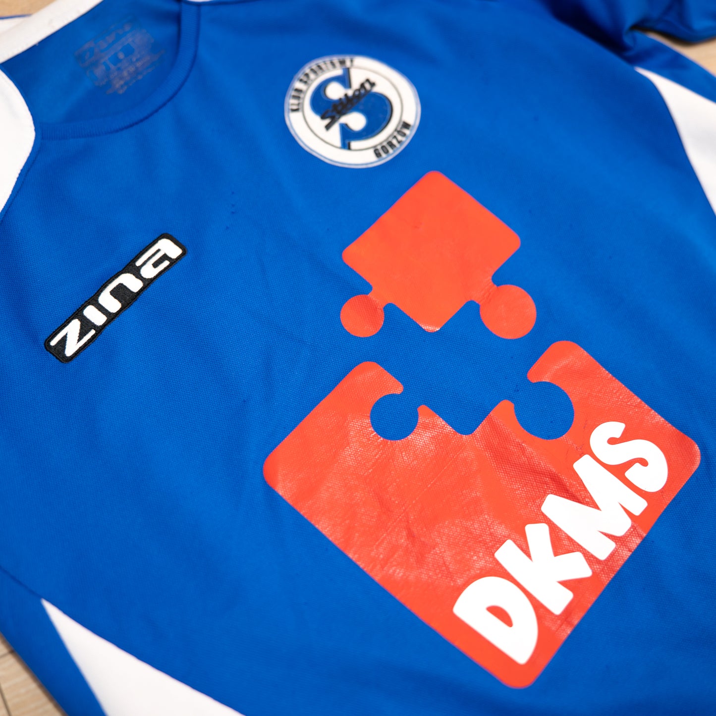 2013 2014 Stilon Gorzow football shirt #4 Zina match-issued?