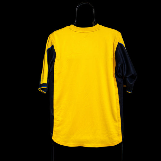 1999 - 2001 Arsenal London - Away - Football Shirt - Yellow - Sega Nike - M