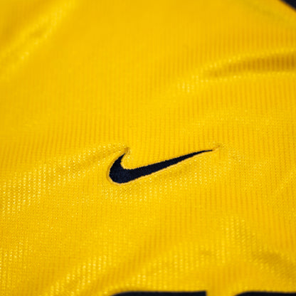 1999 - 2001 Arsenal London - Away - Football Shirt - Yellow - Sega Nike - M