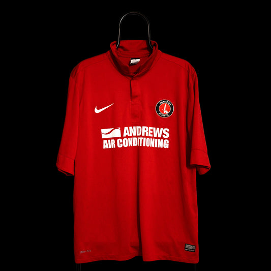 2012-2013 Charlton Athletic Football Shirt #3 Evina Home XL Men 413130-648