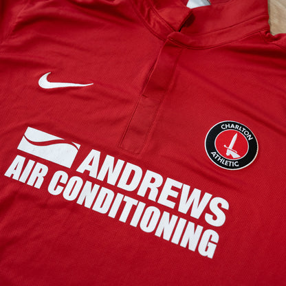 2012-2013 Charlton Athletic Football Shirt #3 Evina Home XL Men 413130-648
