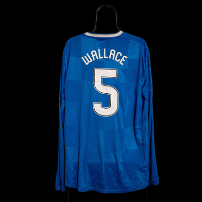 2016-2018 Glasgow Rangers #5 Wallace Long Sleeve Puma Home XL 749951