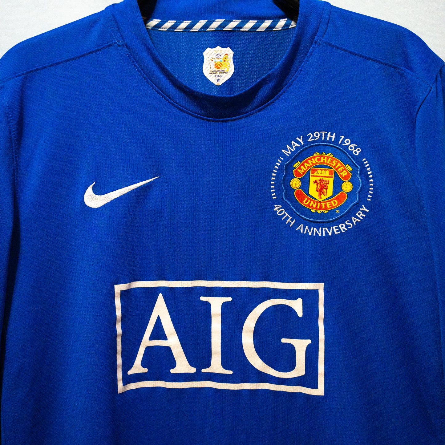 2008-2009 Manchester United #7 Ronaldo Long Sleeve L men Nike 287616-403