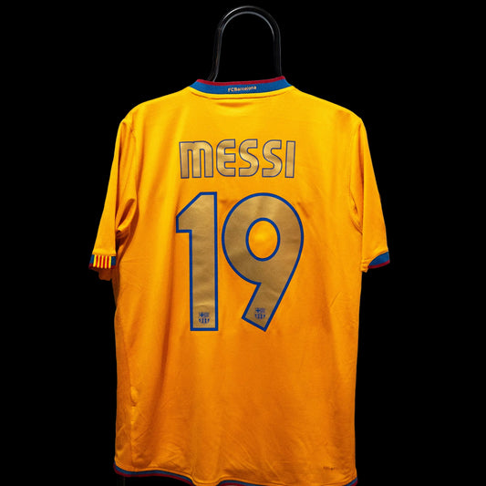 Barcelona 2006-07 Messi #19 Away Shirt – Football Jersey M men