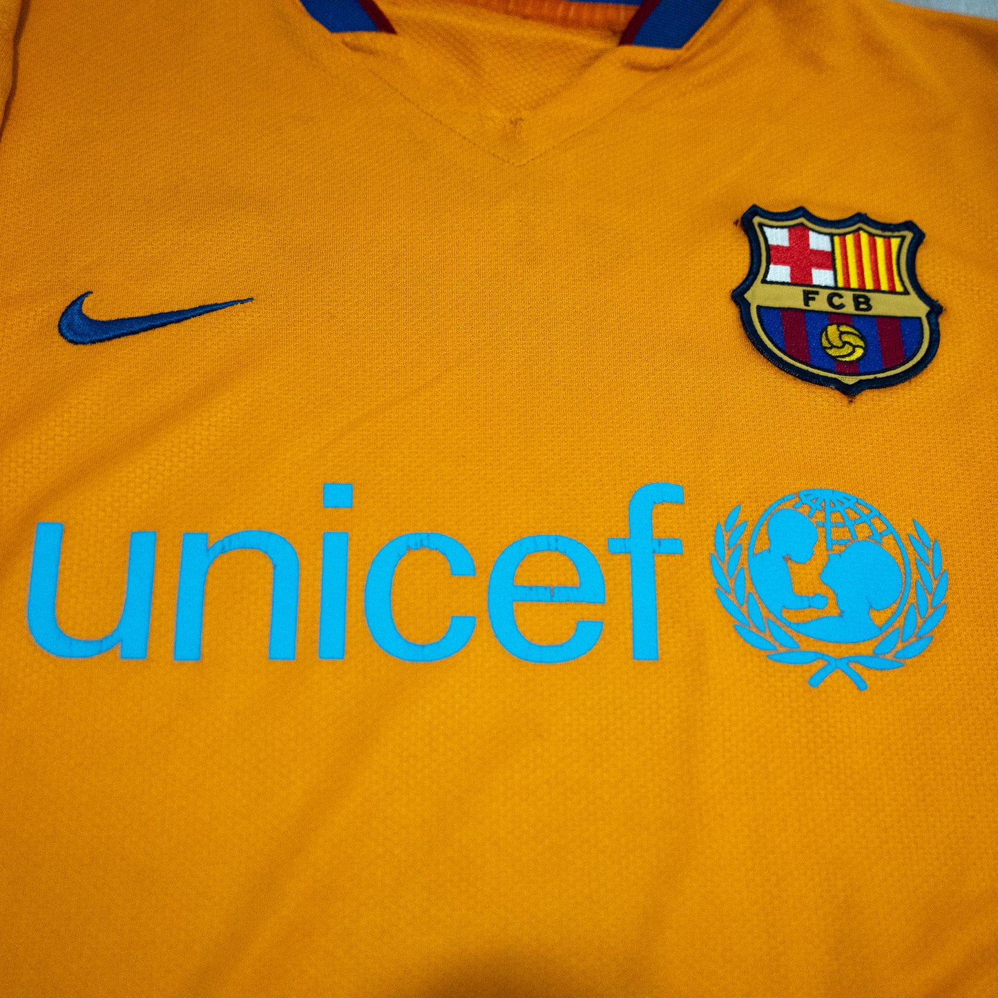 Barcelona 2006-07 Messi #19 Away Shirt – Football Jersey M men