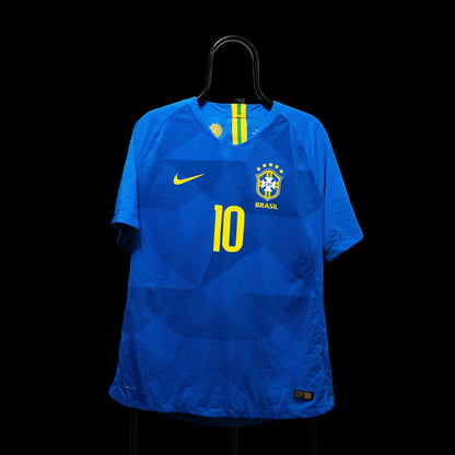 2018-2019 Brazil Away #10 Neymar JR VAPORKNIT Football Shirt Nike XL Men 893857-453