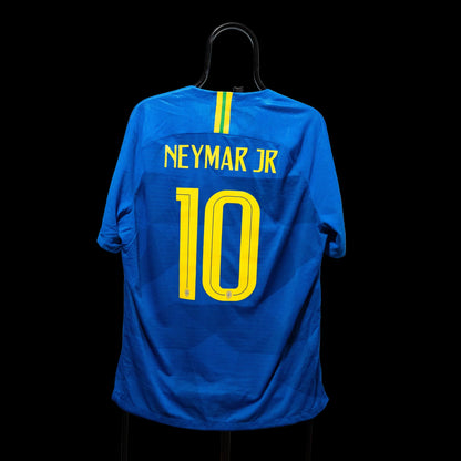 2018-2019 Brazil Away #10 Neymar JR VAPORKNIT Football Shirt Nike XL Men 893857-453