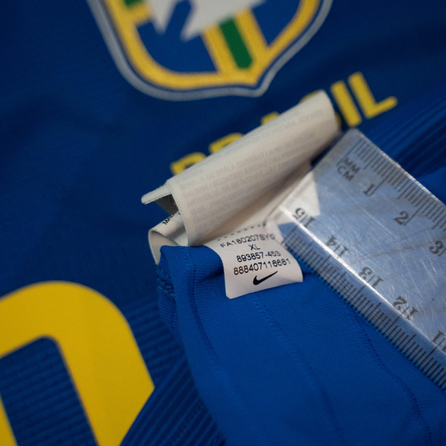 2018-2019 Brazil Away #10 Neymar JR VAPORKNIT Football Shirt Nike XL Men 893857-453