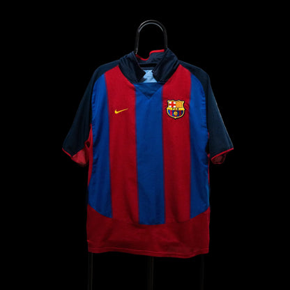 Barcelona 2003-04 Home Ronaldinho #10 Shirt – Football Jersey M