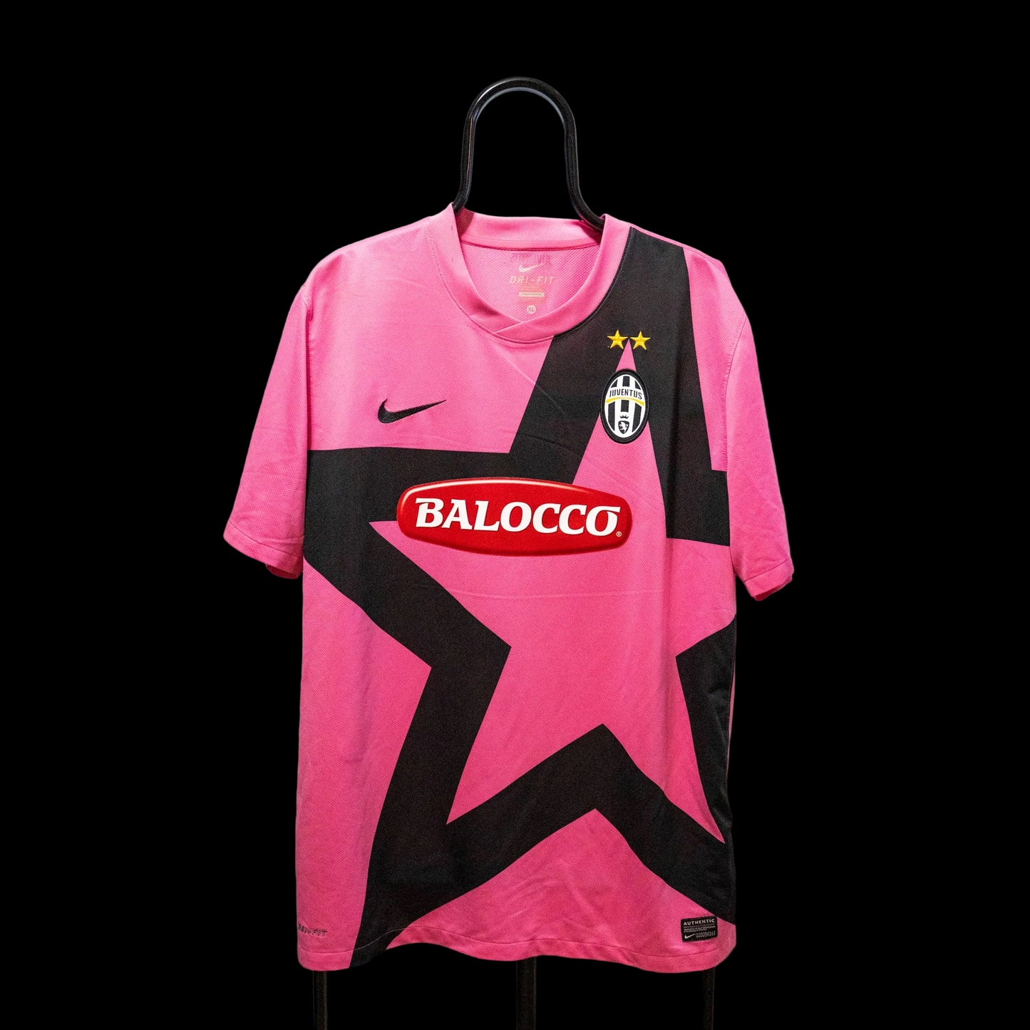 Juventus 2011-12 Del Piero #10 Away Pink Shirt – Football Jersey XL men 419994-602