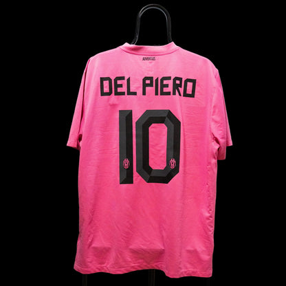 Juventus 2011-12 Del Piero #10 Away Pink Shirt – Football Jersey XL men 419994-602