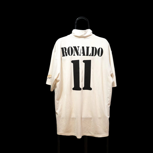 Real Madrid 2001-02 Home Ronaldo #11 Shirt – Football Jersey 2XL men 156653