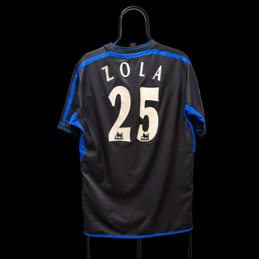 Chelsea 2002-03 Away Zola #25 Shirt – Football Jersey M men