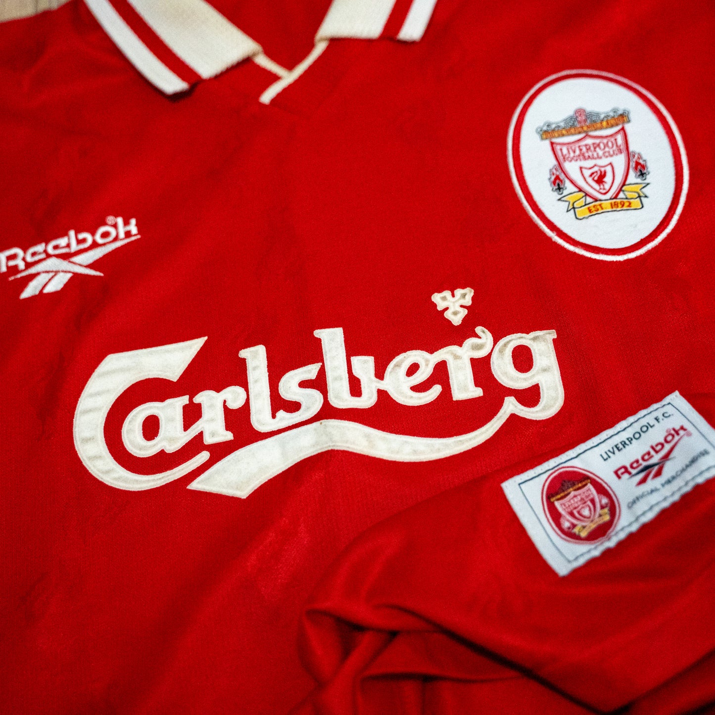 Liverpool 1996–97 Home Shirt McManaman #7 – Vintage Football Jersey 46/48"