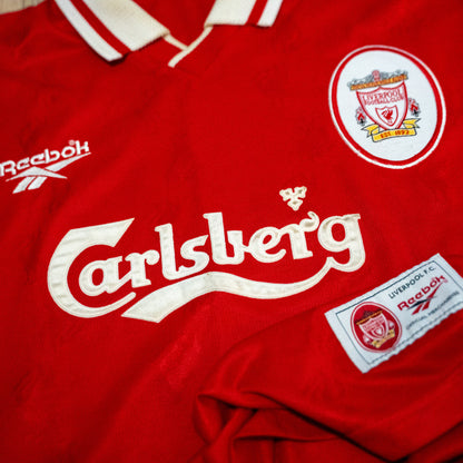 Liverpool 1996–97 Home Shirt McManaman #7 – Vintage Football Jersey 46/48"