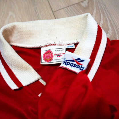 Liverpool 1996–97 Home Shirt McManaman #7 – Vintage Football Jersey 46/48"