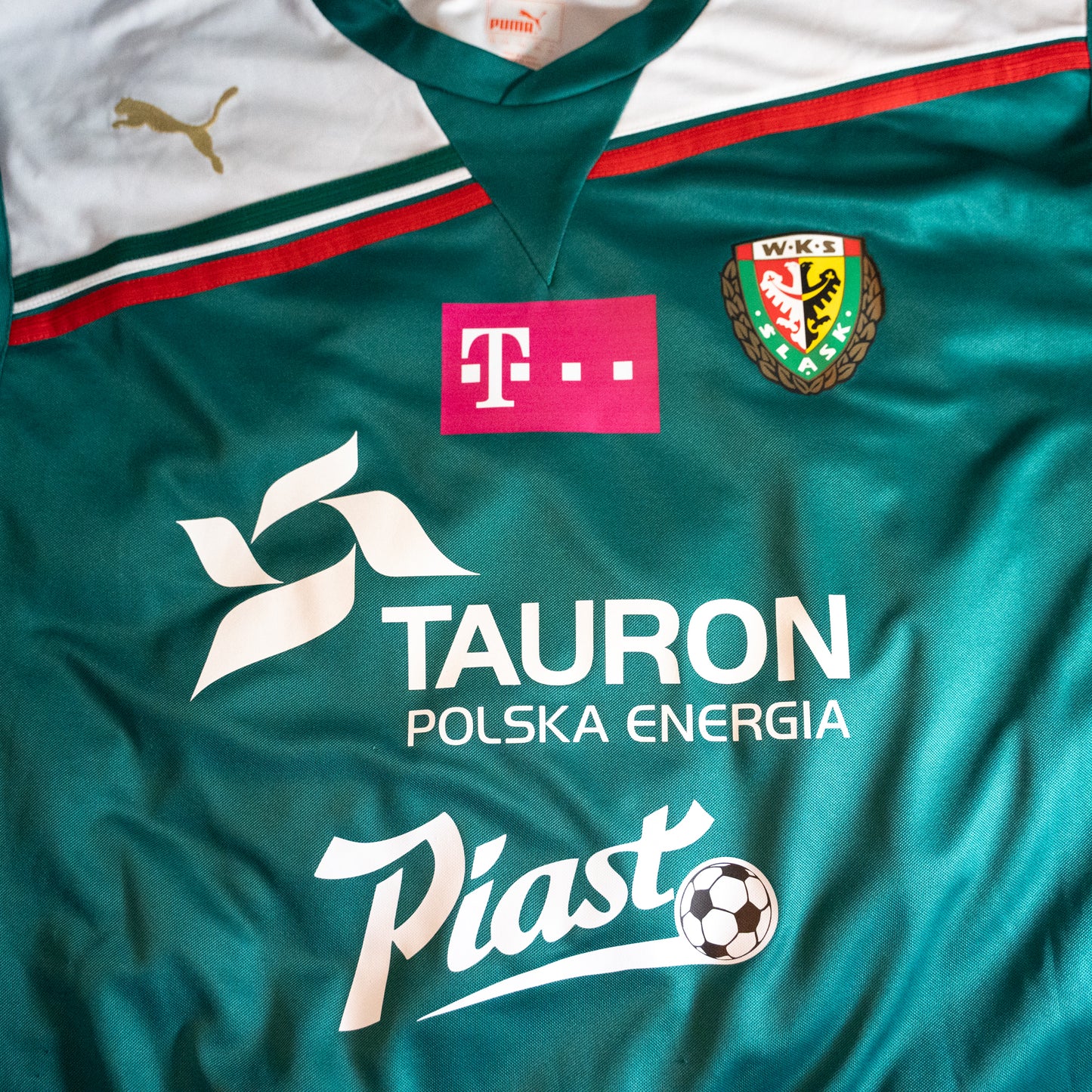 Śląsk Wrocław 2011-12 Celeban #3 Home Shirt Original Football Jersey 2XL