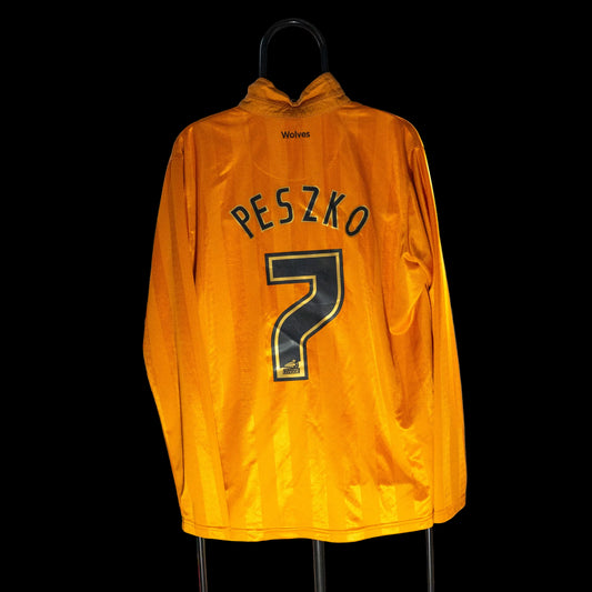 Wolverhampton 2012-2013 Longsleeve Peszko #7 Home Shirt Original Football Jersey 2XL