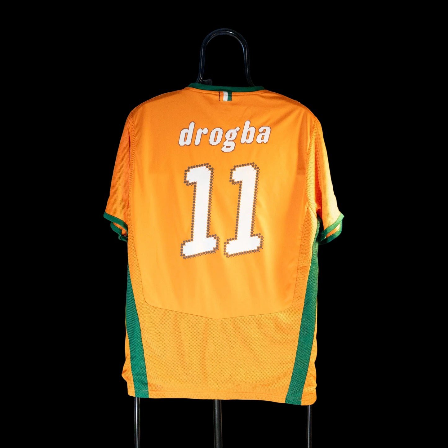 Ivory Coast 2009-10 Drogba #11 Home Shirt Original Football Jersey Puma L