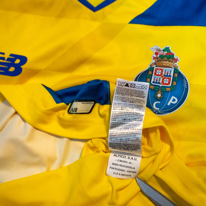 Porto 2016-17 Third Long Sleeve Yellow Football Shirt Original Jersey L New Balance