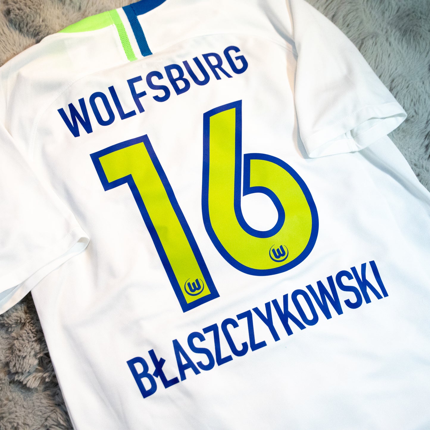Wolfsburg 2018-19 #16 Błaszczykowski away Football Shirt Original Jersey L Nike 919026-101