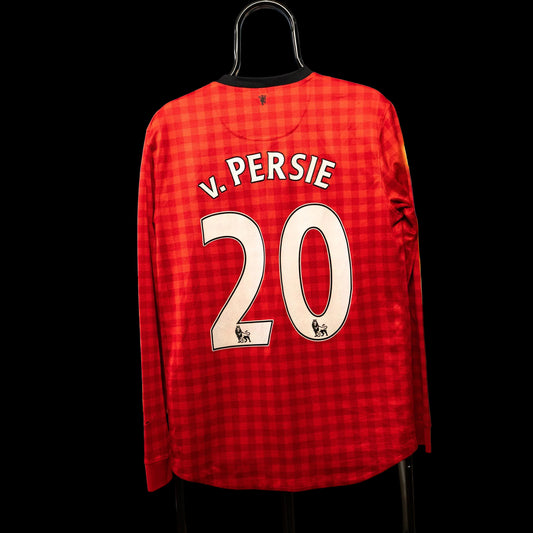 Manchester United 2012 2013 #20 V. Persie Long Sleeve Home Football Shirt M nike 479279-623