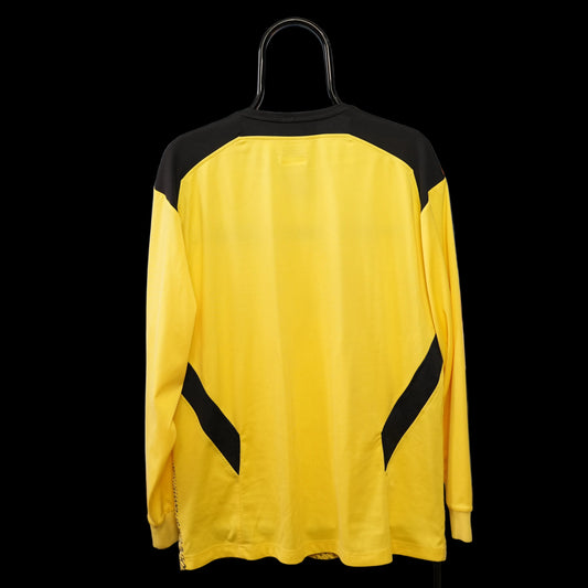 Liverpool 2004 2006 Away Long Sleeve Football Shirt XL Yellow Reebok