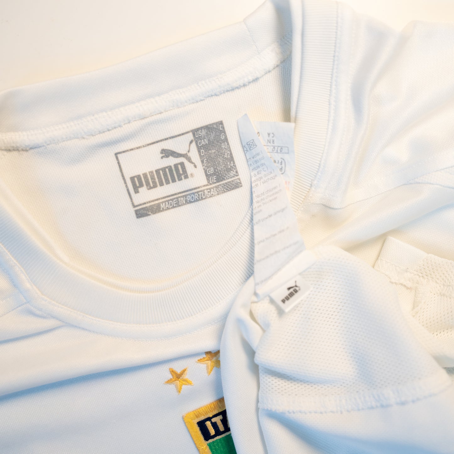 Italy 2004 2005 Away Long Sleeve #14 Football Shirt National Puma L