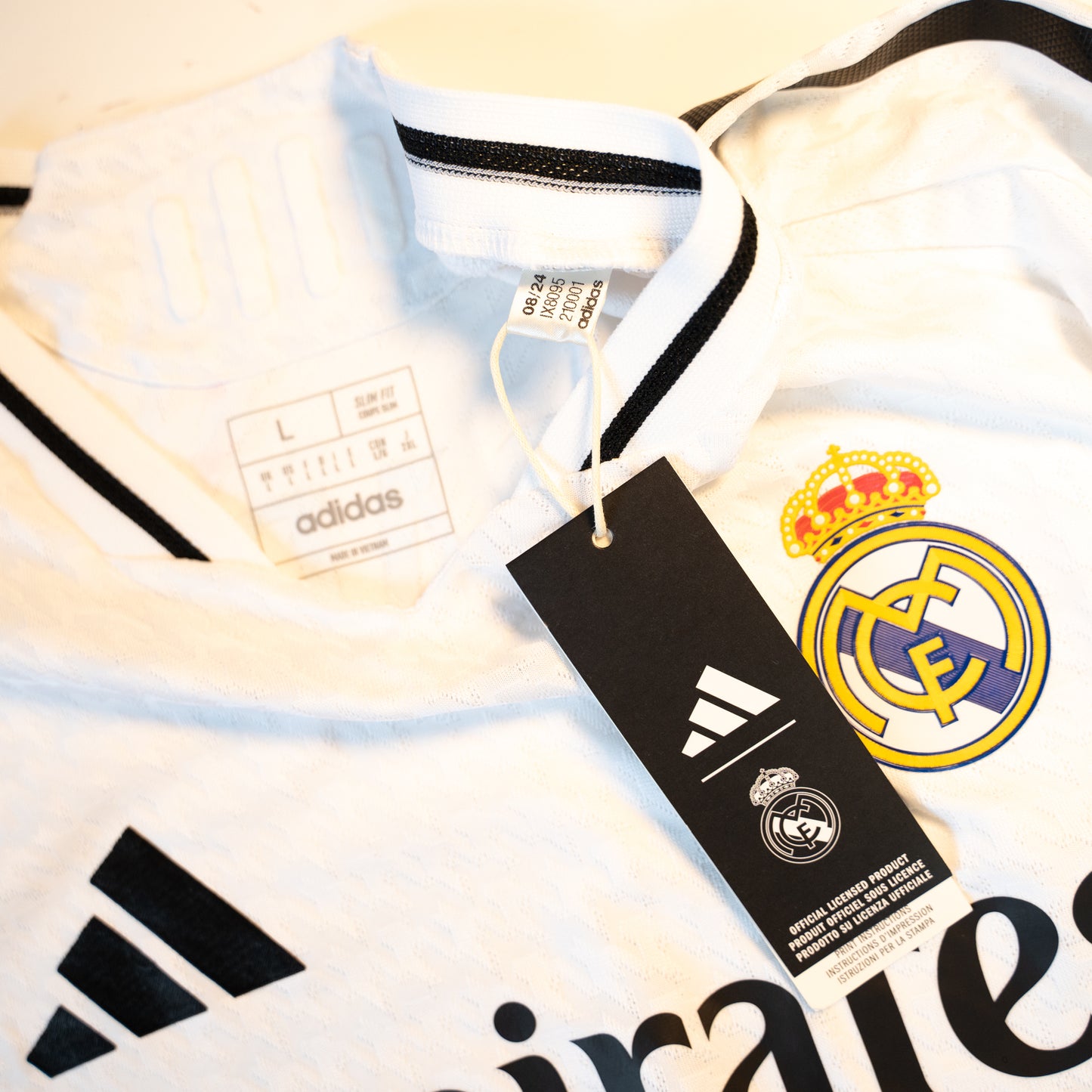 Real Madrid 2024-2025 Home #9 Mbappe Football Shirt Adidas koszulka AUTHENTIC BNWT L men IX8095
