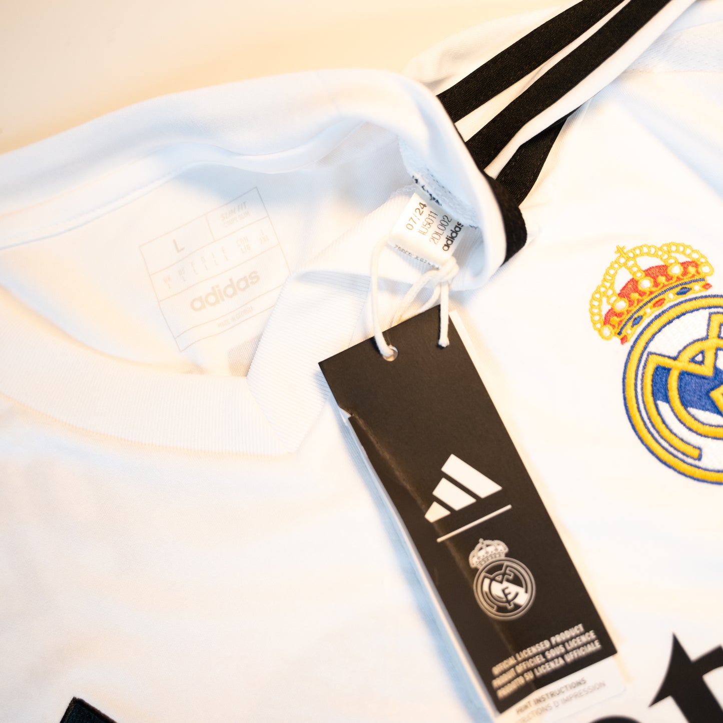 Real Madrid 2024-2025 Home #9 Mbappe Football Shirt Adidas koszulka BNWT L men IU5011