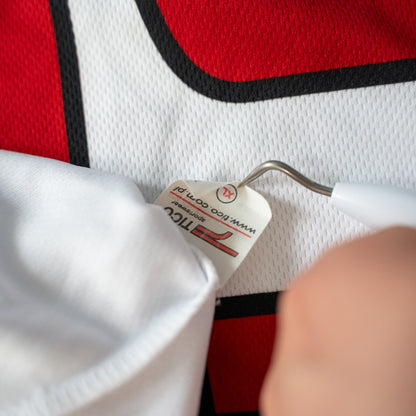 Poland 2000/01 Home Tico #19 [XL] Long Sleeve Koszulka Pilarska Match Issue?