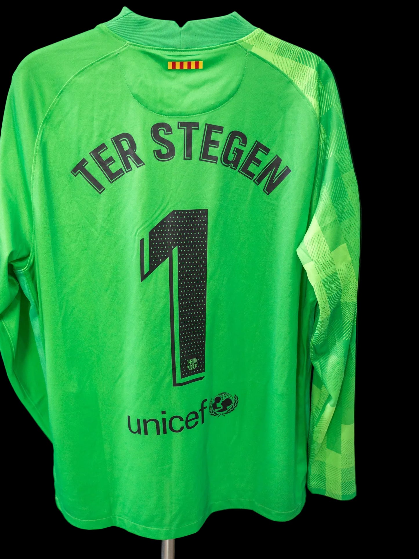 Barcelona 2021-2022 Goalkeeper #1 Ter Stegen Football Shirt XL men CV7870-330 nike