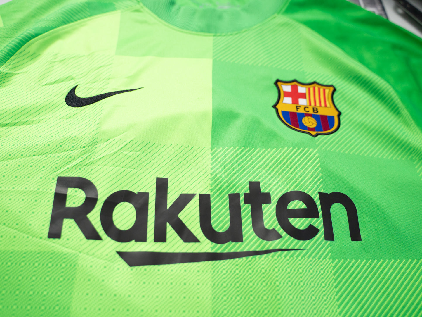 Barcelona 2021-2022 Goalkeeper #1 Ter Stegen Football Shirt XL men CV7870-330 nike