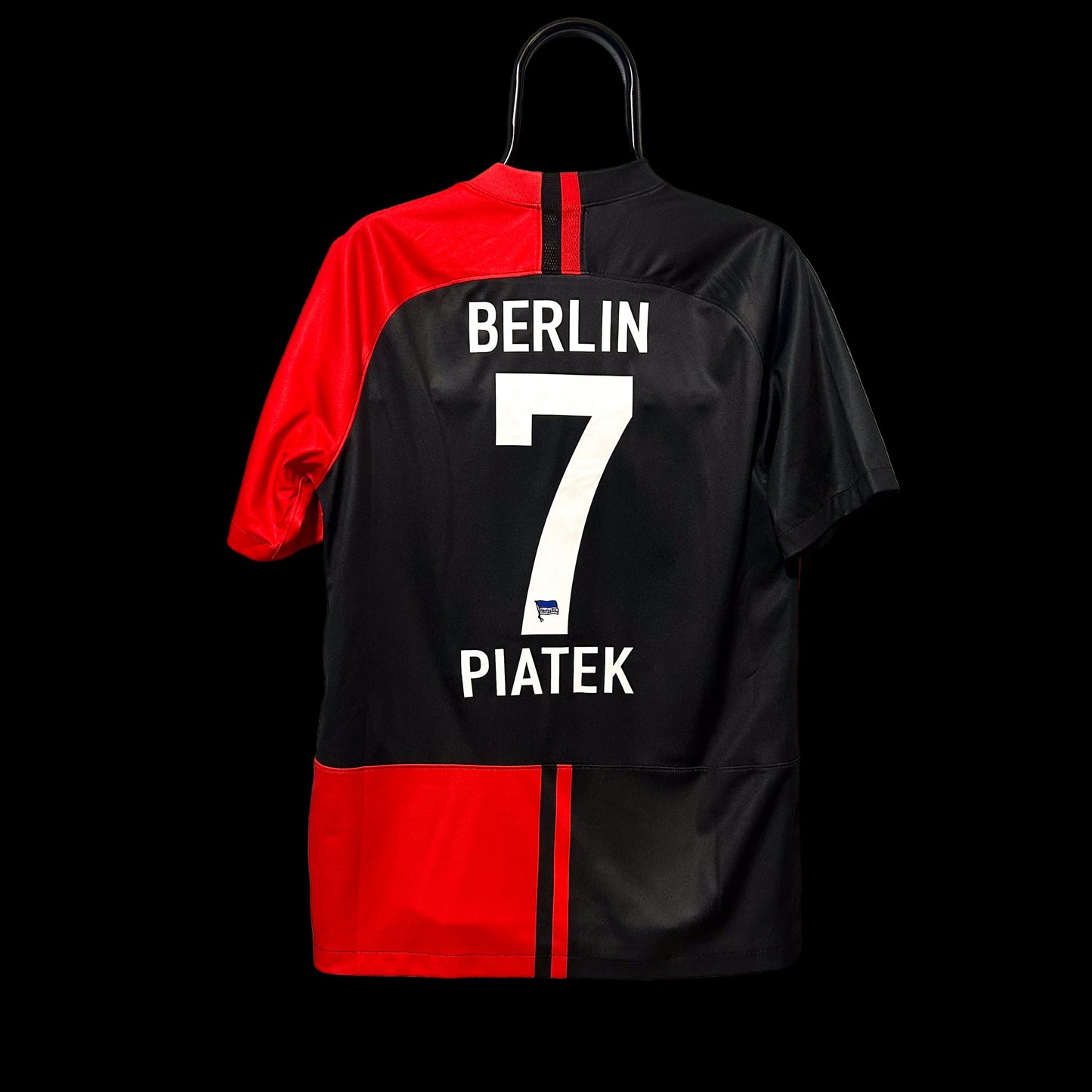 2019-2020 Hertha Berlin #7 Piątek Football Shirt Nike M men AJ5538-658