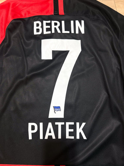 2019-2020 Hertha Berlin #7 Piątek Football Shirt Nike M men AJ5538-658