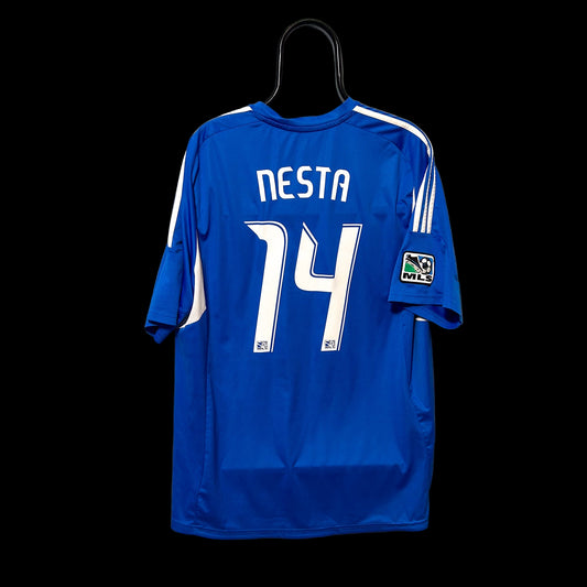 2011-2012 Montreal Impact home #14 Nesta Football Shirt Adidas 2XL Men X10459