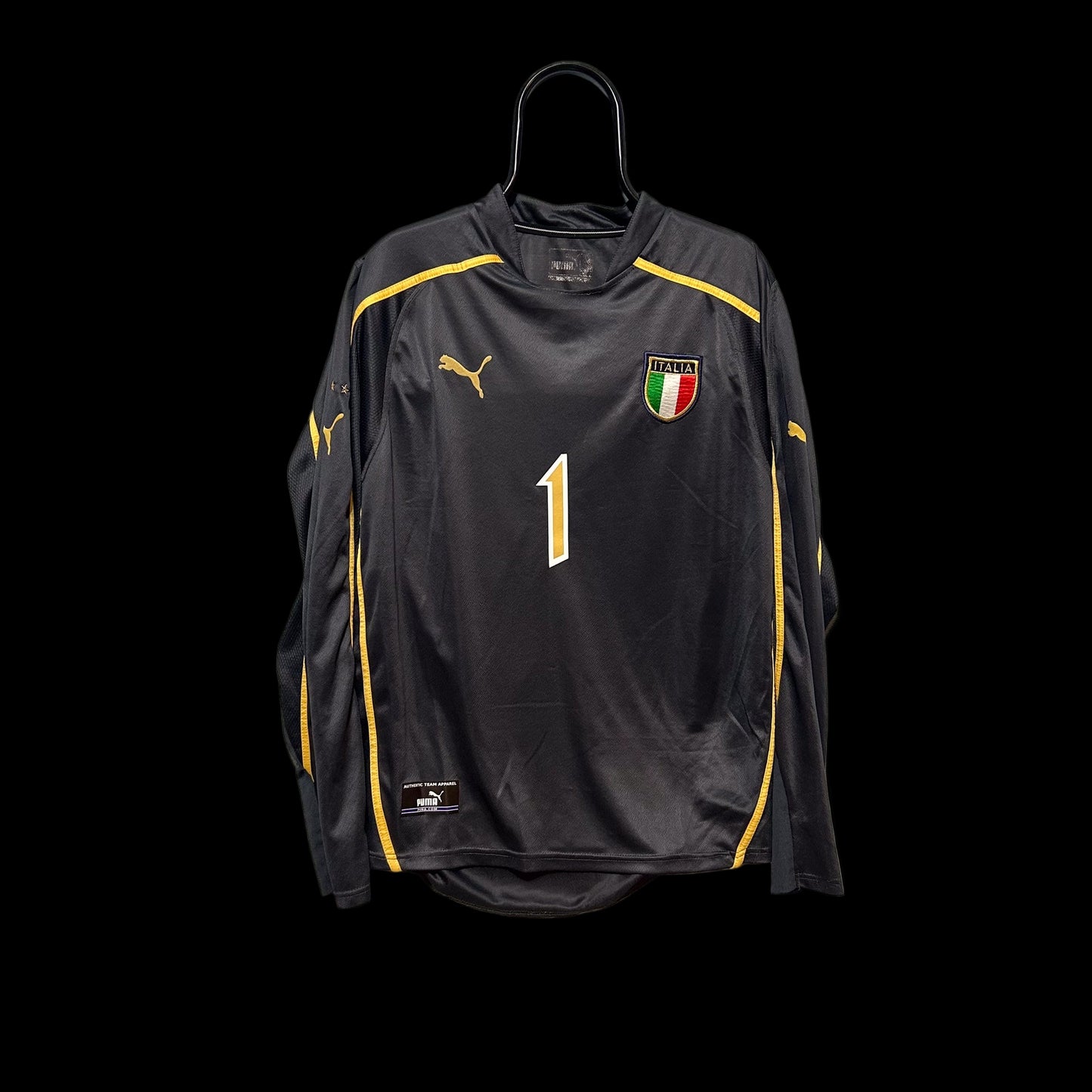 2003-2004 Italy GK #1 Buffon Long Sleeve National Team Puma L men