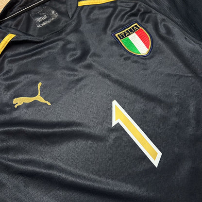 2003-2004 Italy GK #1 Buffon Long Sleeve National Team Puma L men