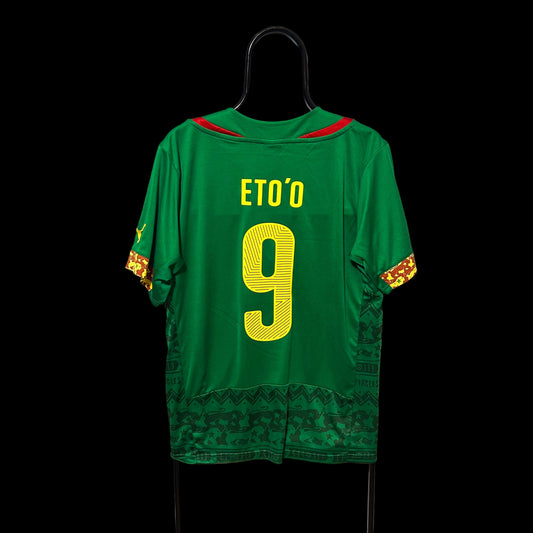 2014-2015 Cameroon #9 Eto'o Football Shirt Home Puma L Men 744553